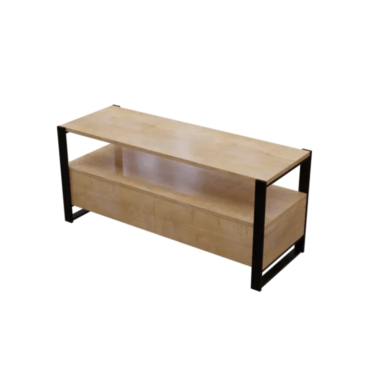 Montello TV Unit in Small Size in Wooden Texture