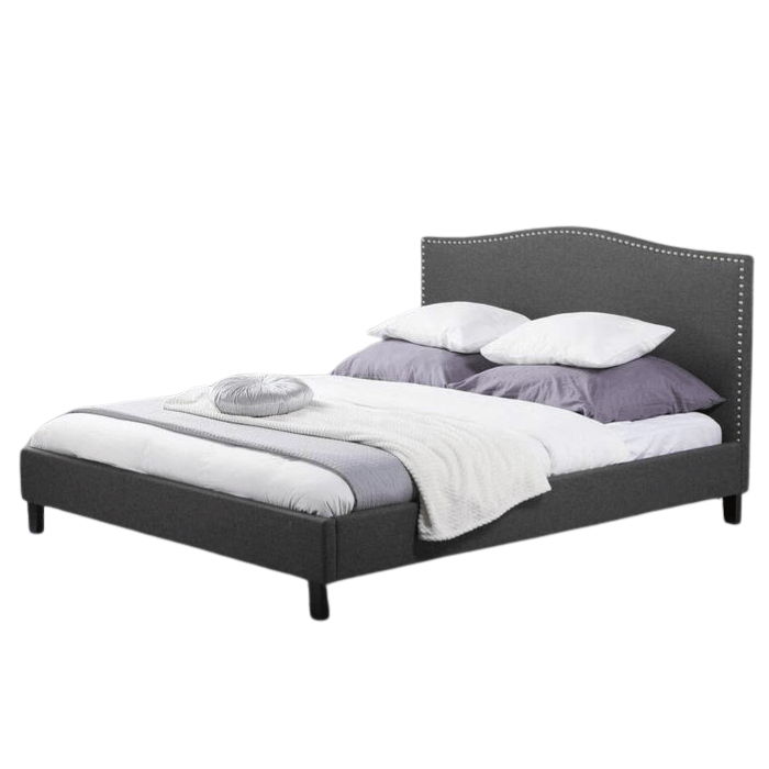 Montpellier Fabric Double Bed Grey