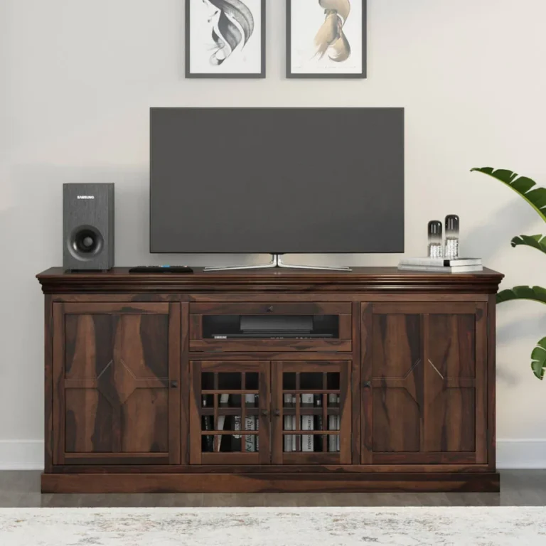 ABAY SOLID WOOD TV STAND