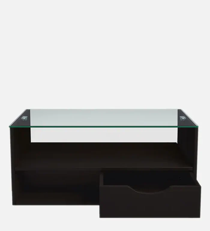 Glass Coffee Table in Wenge Colour